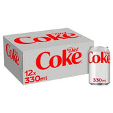 Diet Coke 12 x 330ml Cans (Case of 2)  Adomoo